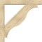 Ekena Millwork Funston Block Rough Sawn Bracket w/ Offset Brace, Douglas Fir, 6"W x 40"D x 40"H BKT0604X40X40FST05RDF - alternate 4